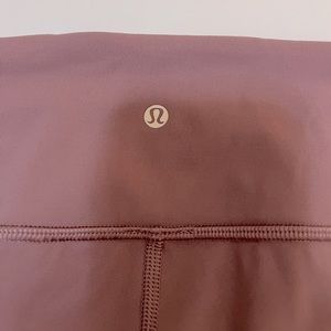 Lululemon leggings size 6. Pink/rose colored